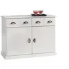 Image de Buffet salle à manger PARIS L 91 cm en bois massif - Blanc