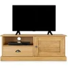 Image de Meuble TV VENETA L 106 cm, bois massif - Coloris naturel