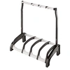 Image de K&M 17534 Stands Guitare Pieds de Sol MULTI-support pour 3+1 Guitares. Translucide Stands et repose-pied