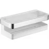 Image de Porte-éponge série MOLL - Finition : Chromé / Blanc