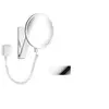Image de Miroir grossissant lumineux à câble ilook_move - rond - chromé