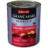 Image de Animonda Gran Carno Sensitiv Nourriture Humide Pour Chien Au Boeuf Pur Et Pommes De Terre 800g