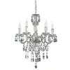 Image de REALITY LEUCHTEN R1107-00 LUSTRE EN ACRYLIQUE 5 AMPOULES 40 W E14 (NON INCLUSES) TRANSPARENT 52 CM