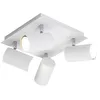 Image de TRIO, Spot, Marley 4xGU10, max.35,0 W Corps: Métal, Blanc L:24,0cm, L:24,0cm, H:15,0cm IP20,Sans illuminant en occasion ou reconditionné