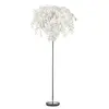 Image de Lampadaire 3 Lumières Feuilles Décoratives Blanches Leavy Trio Lighting
