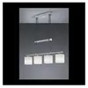 Image de Suspensions garda nickel mat blanc 4x28w e14