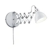 Image de leuchten r20321031 scissor wandleuchte, métal, e14, blanc mat, 30 x 30 x 53 cm