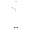 Image de leuchten r42752107 ackbar a +, lampadaire, métal, 18 watts, led, nickel mat, 31 x 31 x 182 cm