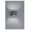 Image de Applique Murale Cubo Anthracite Double Led Adaja IP54 Trio Lighting