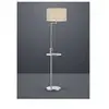 Image de Lampadaire etagere avec tablette claas nickel 60w e27