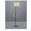 Image de Lampadaire étagère avec tablette claas noir 60w e27