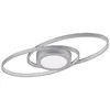Image de Reality, Plafonnier, Galaxy incl. 1 x LED,SMD,28,0 Watt,3000K,3400 Lm. Corps: Métal, Titane L:57,0cm, L:23,0cm, H:4,0cm Réglable avec interrupteur,IP20 en occasion ou reconditionné