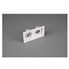 Image de Plafonnier kenai blanc mat 2x15w gu10
