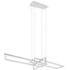 Image de TRIO, Suspension, Salinas incl. 1 x LED,SMD,34,0 Watt,4000K,4400 Lm. Corps: Métal, blanc mat L:110,0cm, L:40,0cm, H:150,0cm Réglable avec interrupteur,IP20,4000K,Réglable en hauteur,Non variable en occasion ou reconditionné