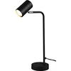 Image de TRIO, Lampe de table, Marley 1xGU10, max.5,0 W Corps: Métal, noir mat L:12,0cm, H:45,0cm, P:25,0cm Interrupteur,IP20,Sans illuminant en occasion ou reconditionné