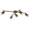 Image de TRIO, Plafonnier, Marley 5xGU10, max.35,0 W Corps: Métal, Laiton fumé L:77,4cm, L:57,0cm, H:22,4cm Pivotant,Sans illuminant en occasion ou reconditionné