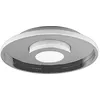 Image de Trio, Plafonnier, Ascari incl. 1 x LED,SMD,35,0 Watt,3000K,4100 Lm. Plastique, Blanc, Corps: Métal, Chrome Ø:40,0cm, H:6,8cm IP20,IP44 en occasion ou reconditionné
