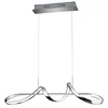 Image de Reality, Suspension, Perugia incl. 1 x LED,SMD,37,0 Watt,4000K,4500 Lm. Plastique, Blanc, Corps: Métal, Chrome L:81,0cm, L:46,0cm, H:150,0cm IP20,4000K, en occasion ou reconditionné