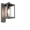 Image de Lunga Lanterne murale d'extérieur moderne anthracite IP44 avec capteur crépusculaire