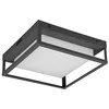 Image de Trio, Plafonnier, Witham incl. 1 x LED,SMD,14,0 Watt,2300+3000+4000K,1550 Lm. Corps: Métal, Antracite L:30,0cm, L:30,0cm, H:10,0cm IP54,DIP-Switch en occasion ou reconditionné