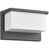Image de Trio Leuchten LED Applique murale d’extérieur Nestos 240960142, aluminium moulé sous pression anthracite, abat-jour en plastique blanc, LED 13 Watt incluse en occasion ou reconditionné