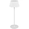 Image de Reality Leuchten Suarez R57706131 Lampe de table LED d'extérieur à batterie en métal blanc mat avec 4 LED 1,5 W, 4 touches tactiles, station de charge en occasion ou reconditionné