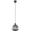 Image de Trio Leuchten Suspension TARIFA 362800132, métal noir mat, verre chrome vaporisé, excl. 1x E27 en occasion ou reconditionné