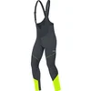 Image de GORE WEAR C3 GORE WINDSTOPPER Collant+ à bretelles Collant Homme black/neon yellow FR: L (Taille Fabricant: L) en occasion ou reconditionné