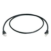 Image de Câble de raccordement réseau informatique RJ45 L00000A0235 CAT 6a S/FTP noir 0.25 m
