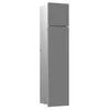 Image de Emco ASIS Pure Armoire encastrée pour Salle de Bain avec Porte-Rouleau de Papier Toilette et Porte-Brosse WC avec Compartiment supplémentaire, Grande Armoire avec Fonction « Push to Open », Gris Mat en occasion ou reconditionné