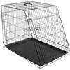 Image de KERBL 81367 Cage de Transport avec 3 Portes pour Chien Noir 76 x 54 x 64 cm en occasion ou reconditionné