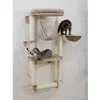 Image de Arbre à chat mural Dolomit Grappa Pro 138 cm hamac sisal taupe