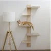 Image de Kattenkrabpaal Timber Wall 150 cm naturel en taupe445261