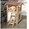 Image de Kattenhuis Tyrol Alpin 88x57x77 cm lichtbruin445269