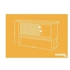 Image de Clapier pour rongeur - - Fred - 100x45x62 cm