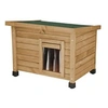 Image de Maison pour chat Rustica 57x42x45 cm pin toit plat fenêtre plexiglas