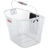 Image de KLICKfix Sacoche de Vélo Uni Basket, Feinma. Panier de Guidon Blanc, 25 x 36 x 26 cm en occasion ou reconditionné