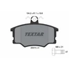 Image de Jeu De Plaquettes De Frein, Frein À Disque 2057402 Textar Textar 2057402 Audi;Volvo