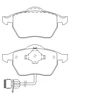 Image de Jeu De Plaquettes De Frein 2067602 Textar Textar 2067602 Audi
