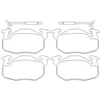 Image de Jeu De Plaquettes De Frein 2090506 Textar Textar 2090506 Citroen;Peugeot;Renault
