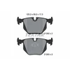 Image de Jeu De Plaquettes De Frein, Frein À Disque 2128201 Textar Textar 2128201 Bmw;Maserati;Wiesmann