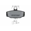 Image de Kit De Plaquettes De Frein, Frein À Disque 2138501 Textar Textar 2138501 Volvo