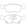 Image de Jeu De Plaquettes De Frein 2197502 Textar Textar 2197502 Toyota