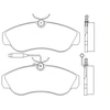 Image de Jeu De Plaquettes De Frein 2179901 Textar Textar 2179901 Citroen;Fiat;Peugeot