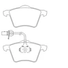 Image de Kit De Plaquettes De Frein, Frein À Disque Q+ 2303401 Textar Textar 2303401 Volkswagen
