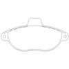 Image de Jeu De Plaquettes De Frein 2304201 Textar Textar 2304201 Citroen;Fiat;Peugeot