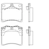 Image de Jeu De Plaquettes De Frein 2163501 Textar Textar 2163501 Volkswagen
