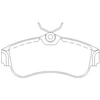 Image de Jeu De Plaquettes De Frein 2154601 Textar Textar 2154601 Nissan