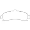 Image de Jeu De Plaquettes De Frein 2162601 Textar Textar 2162601 Nissan