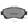 Image de Kit De Plaquettes De Frein, Frein À Disque 2179101 Textar Textar 2179101 Lexus;Toyota